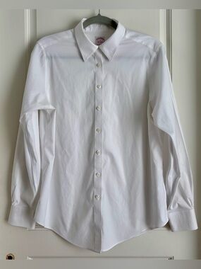 Brooks Brothers No-Iron White Shirt 12
